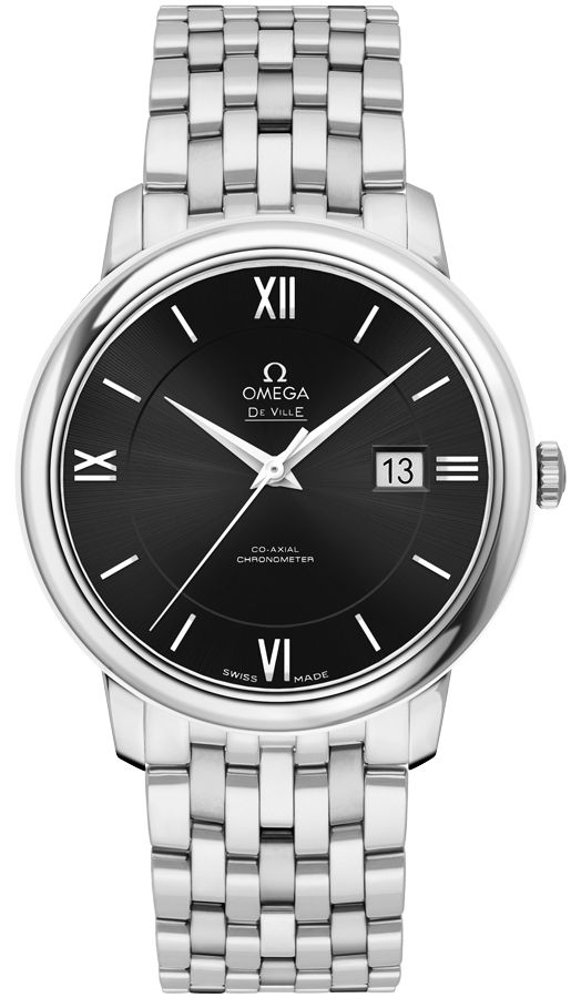 Omega De Ville Watches Mens Black Self winding Automatic 42410402001001 Watch