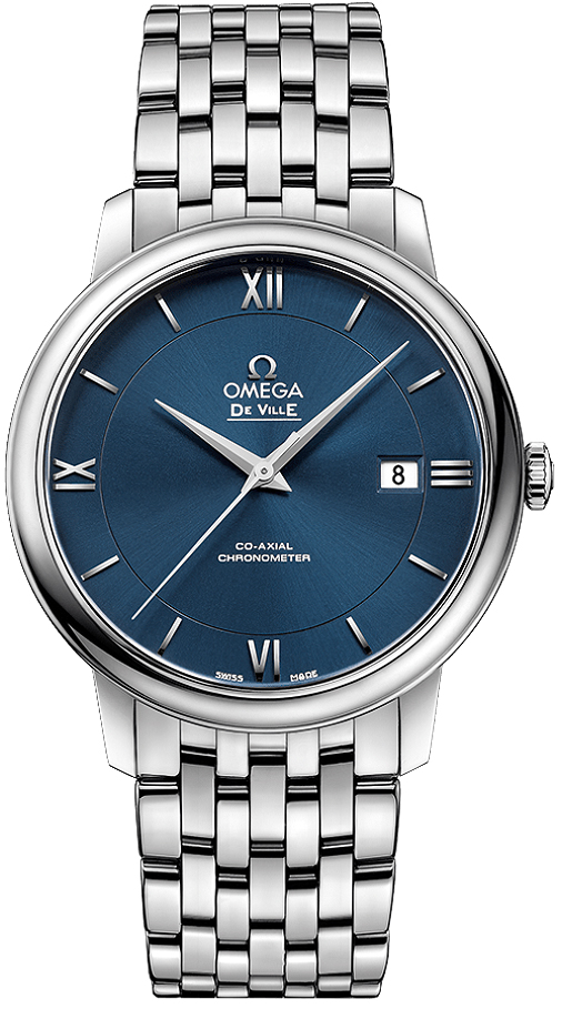 Omega De Ville Watches Mens Blue Self winding Automatic 42410402003001 Watch
