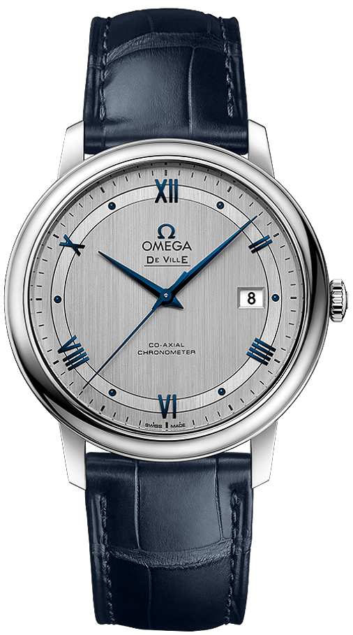 Omega De Ville Watches Mens Rhodium Silver Self winding Automatic 42413402002003 Watch