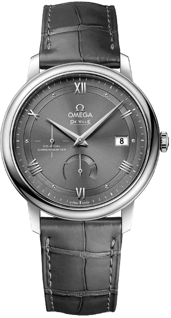 Omega De Ville Watches Mens Grey Self winding Automatic 42413402106001 Watch