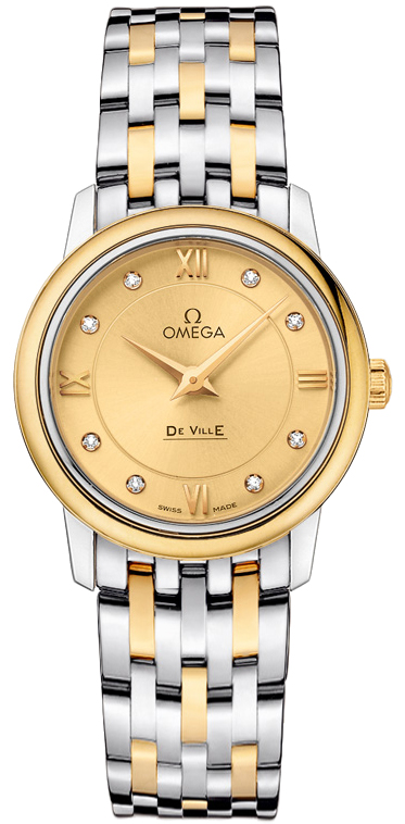 Omega De Ville Watches Ladies Champagne  42420276058001 Watch