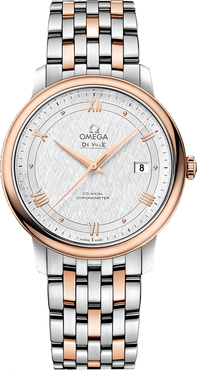 Omega De Ville Watches Mens Silver Self winding Automatic 42420402002002 Watch
