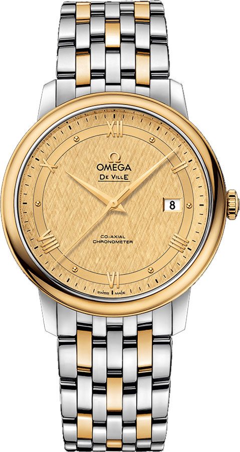 Omega De Ville Watches Mens Champagne Self winding Automatic Chronometer 42420402008001 Watch