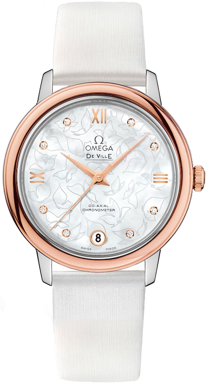 Omega De Ville Watches Ladies Pearl White  42422332055001 Watch