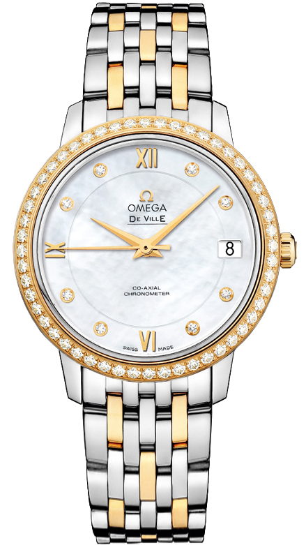 Omega De Ville Watches Ladies Pearl White  42425332055001 Watch