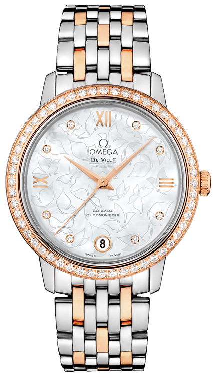 Omega De Ville Watches Ladies Pearl White  42425332055003 Watch
