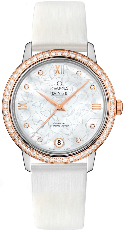 Omega De Ville Watches Ladies Pearl White  42427332055001 Watch