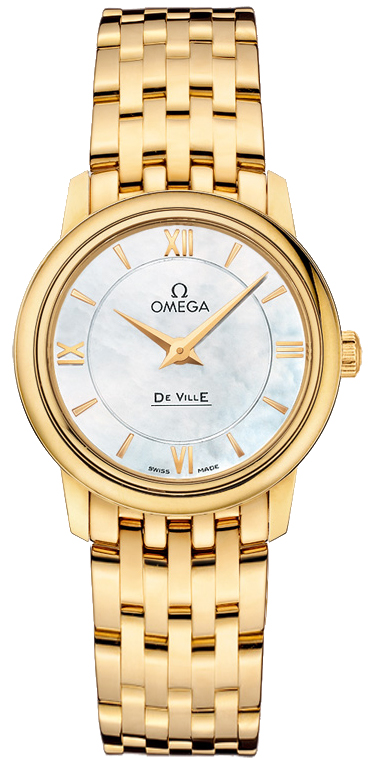 Omega De Ville Watches Ladies Mother of Pearl White  42450276005001 Watch