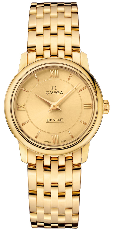 Omega De Ville Watches Ladies Champagne  42450276008001 Watch