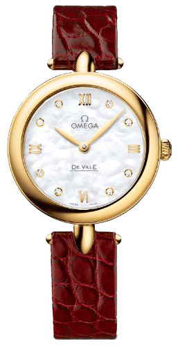 Omega De Ville Watches  Mother of Pearl White Battery Operated Quartz 42453276055001 Watch