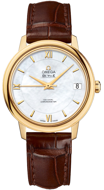 Omega De Ville Watches Ladies Mother of Pearl White 42453332005002 Watch
