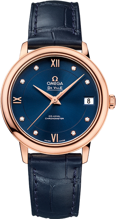 Omega De Ville Watches Ladies Blue  42453332053001 Watch