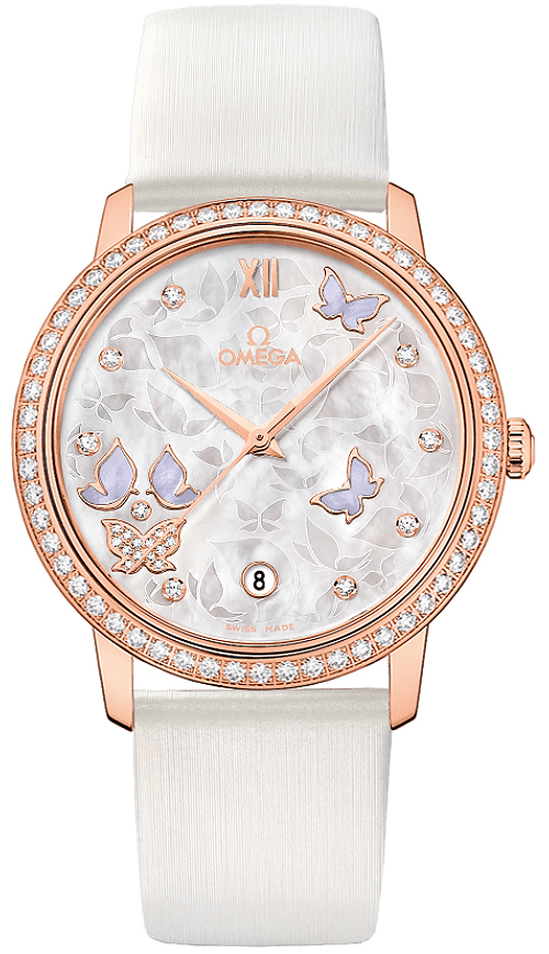 Omega De Ville Watches Ladies Pearl White  42457372055003 Watch