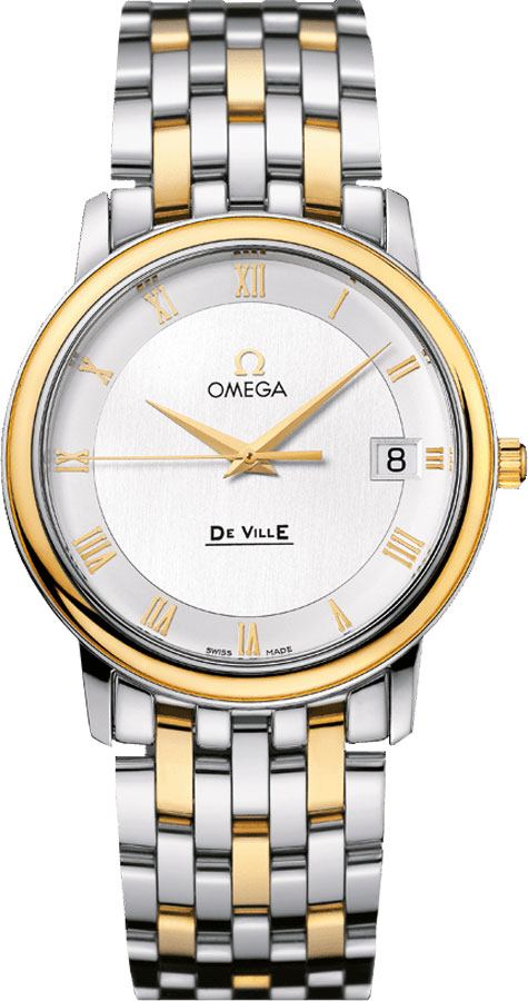 Omega De Ville Watches Ladies Silver Battery Operated Quartz 43103200 Watch