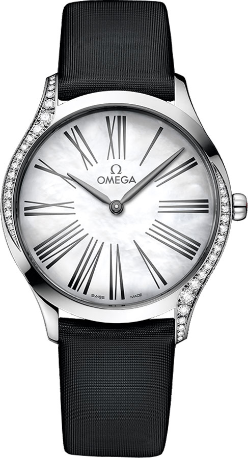 Omega De Ville Watches Ladies Mother of Pearl White Battery Operated Quartz 42817366005001 Watch