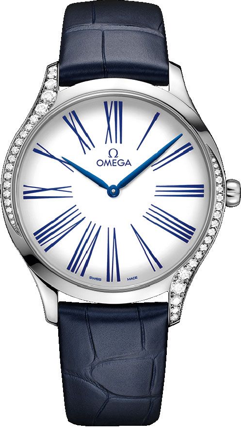 Omega De Ville Watches Ladies Lacquered White Battery Operated Quartz 42818396004001 Watch