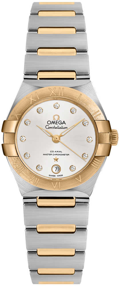 Omega Constellation Watches Ladies Silver Self winding Automatic Chronometer 13120292052002 Watch