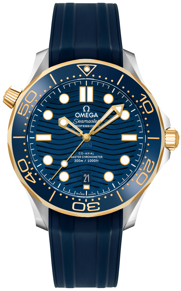 Omega Seamaster Watches Mens Blue Self winding Automatic Chronometer 21022422003001 Watch