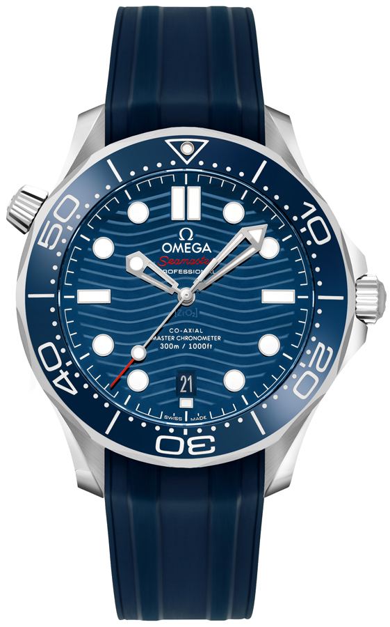 Omega Seamaster Watches Mens Blue Self winding Automatic Chronometer 21032422003001 Watch