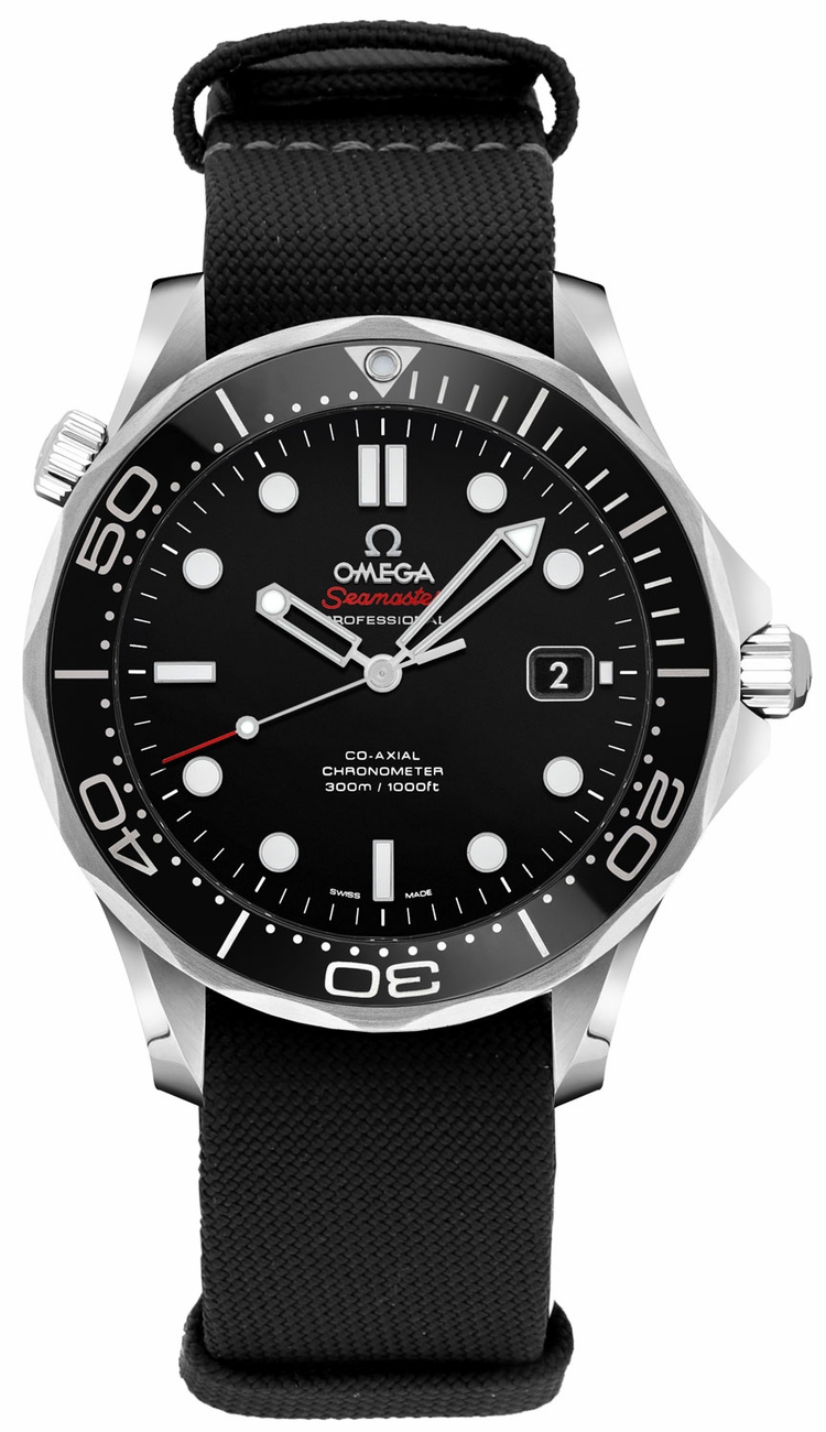 Omega Seamaster Watches   Self winding Automatic 21230362001002-NATO Watch