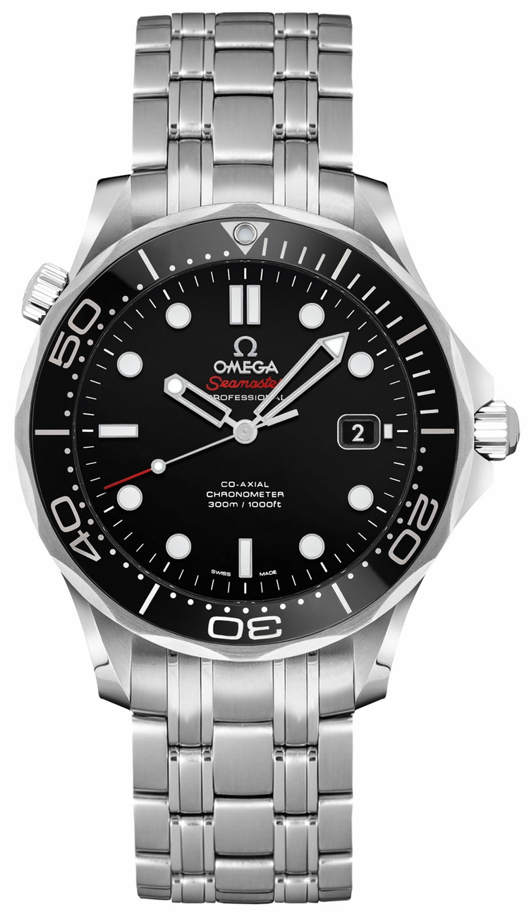 Omega Seamaster Watches Mens Black Self winding Automatic 21230362001002 Watch
