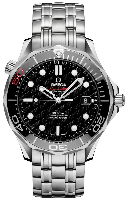 Omega Seamaster Watches Mens Black Self winding Automatic 21230412001005 Watch