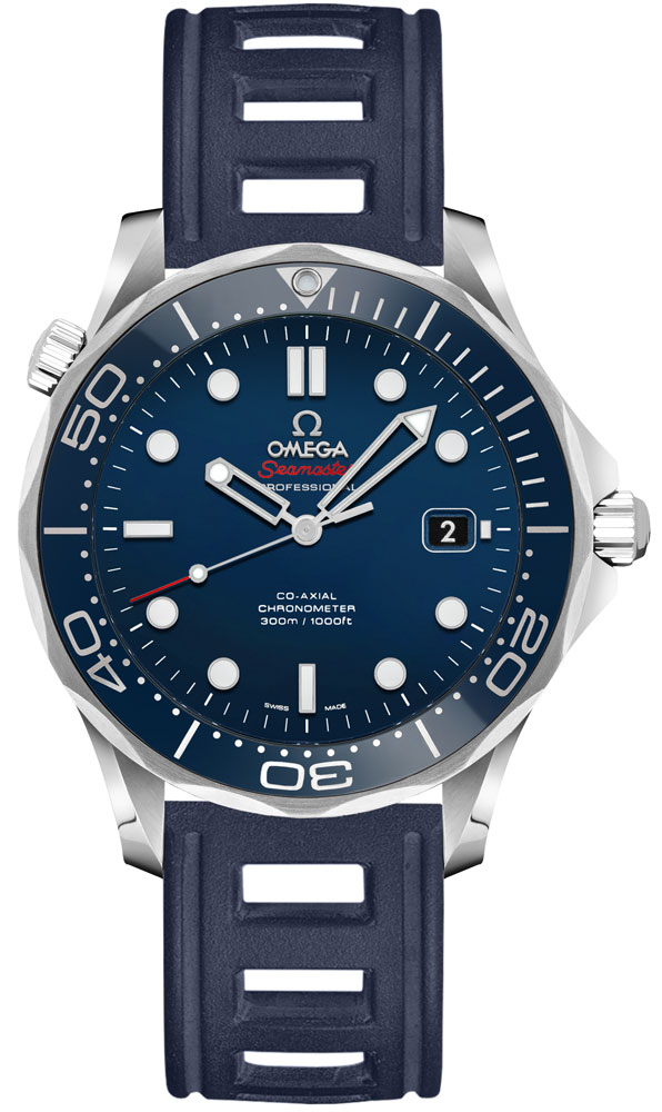 Omega Seamaster Watches  Blue Self winding Automatic Chronometer 21230412003001-BLURT Watch