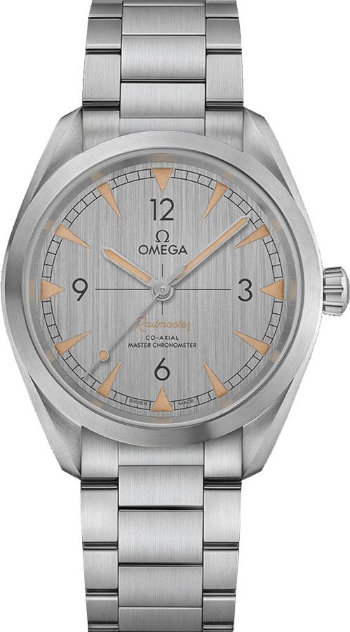 Omega Seamaster Watches Mens Vertically Brushed Grey Self winding Automatic 22010402006001 Watch