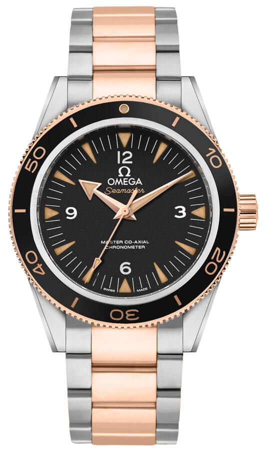 Omega Seamaster Watches Mens Black Self winding Automatic 23320412101001 Watch