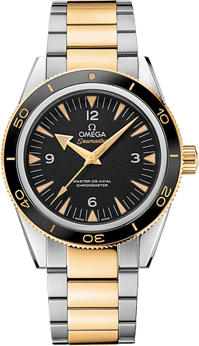 Omega Seamaster Watches Mens Black Self winding Automatic Chronometer 23320412101002 Watch