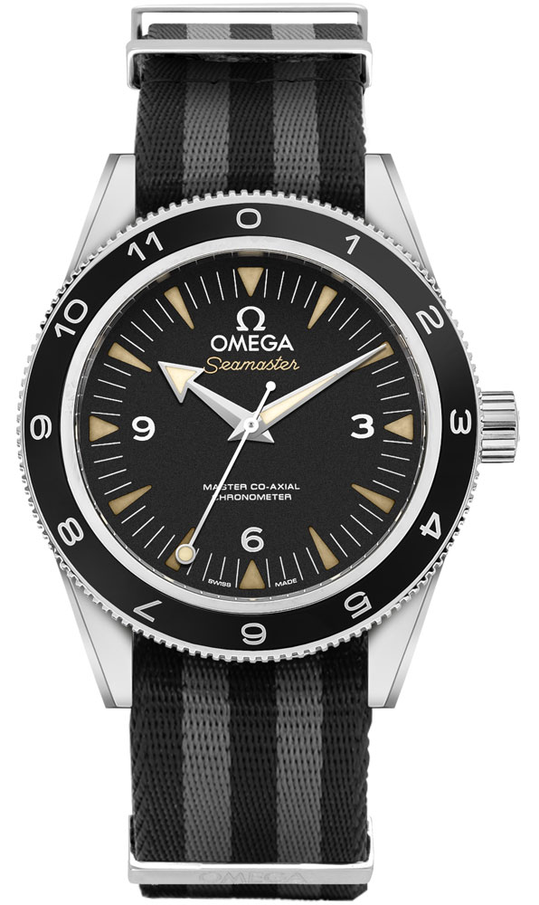 Omega Seamaster Watches Mens Black Self winding Automatic 23332412101001 Watch