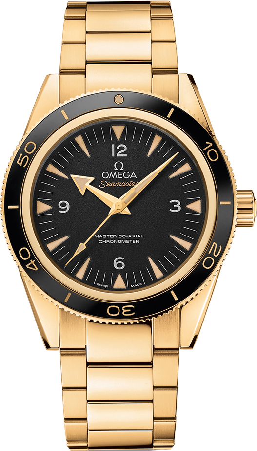 Omega Seamaster Watches Mens Black Self winding Automatic Chronometer 23360412101002 Watch
