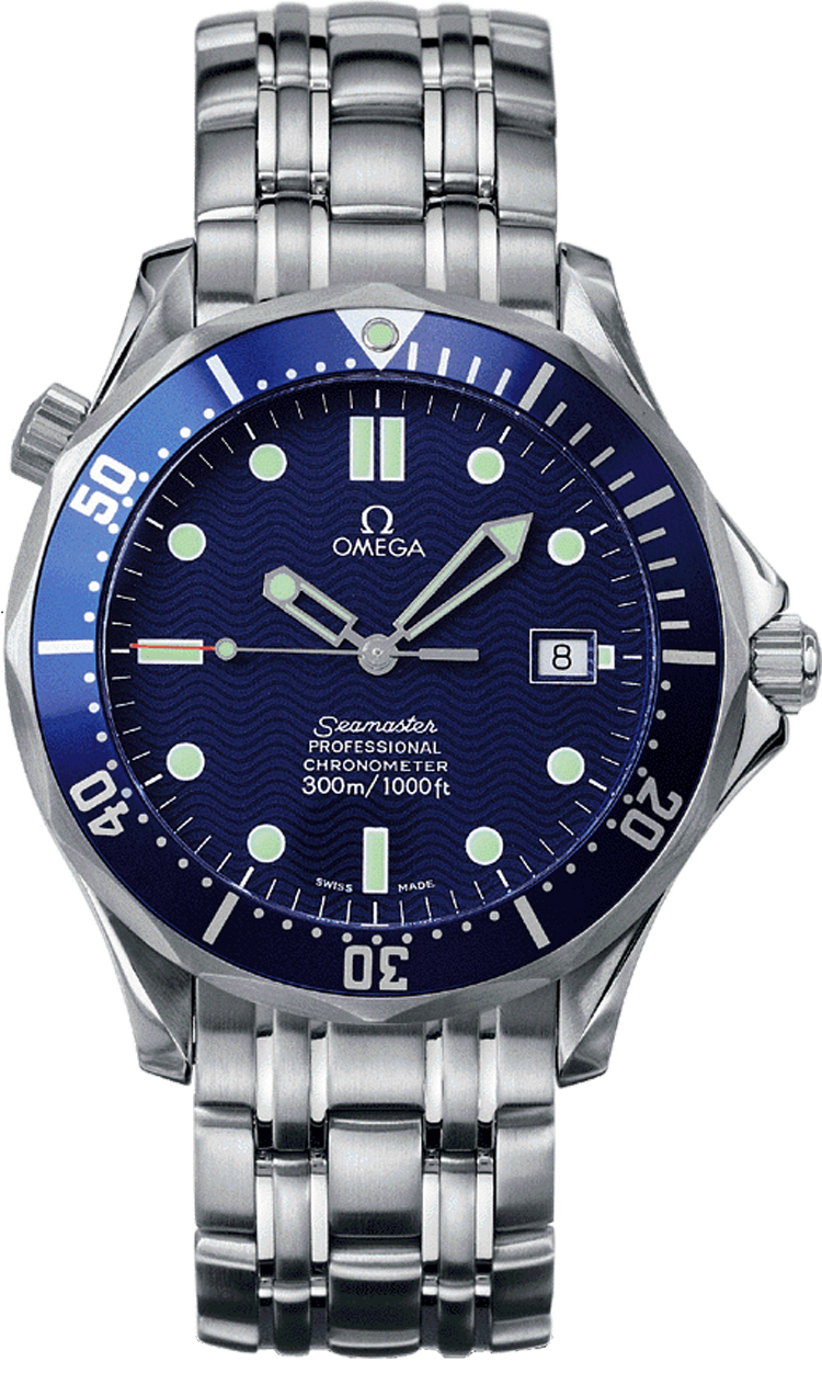 Omega Seamaster Watches Mens Blue Self winding Automatic Chronometer 25318000 Watch