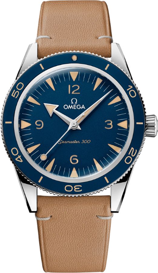 Omega Seamaster Watches Mens Blue Self Winding Automatic 23432412103001 Watch