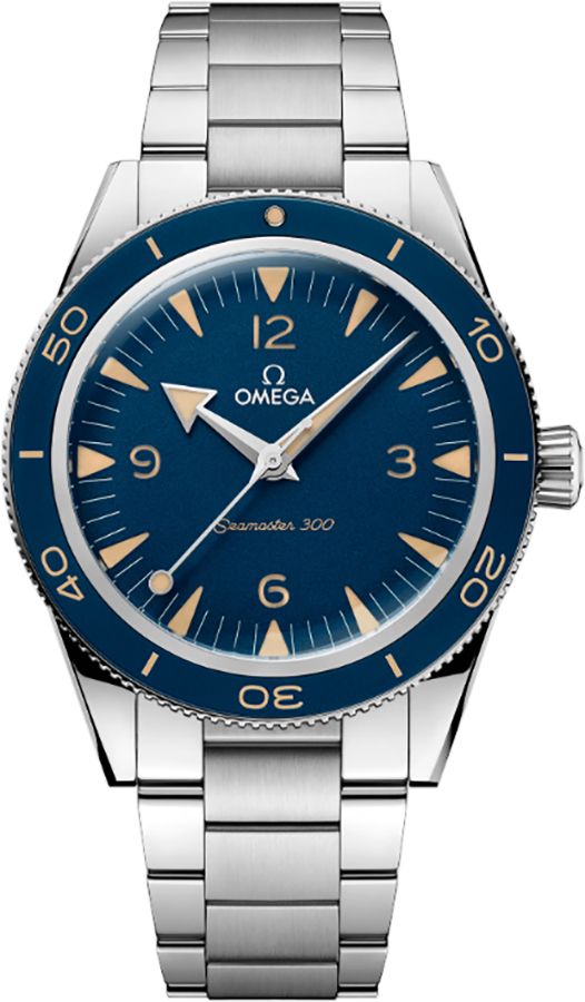 Omega Seamaster Watches Mens Blue Self Winding Automatic 23430412103001 Watch