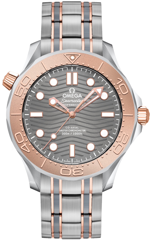 Omega Seamaster Watches Mens Grey Self winding Automatic 21060422099001 Watch
