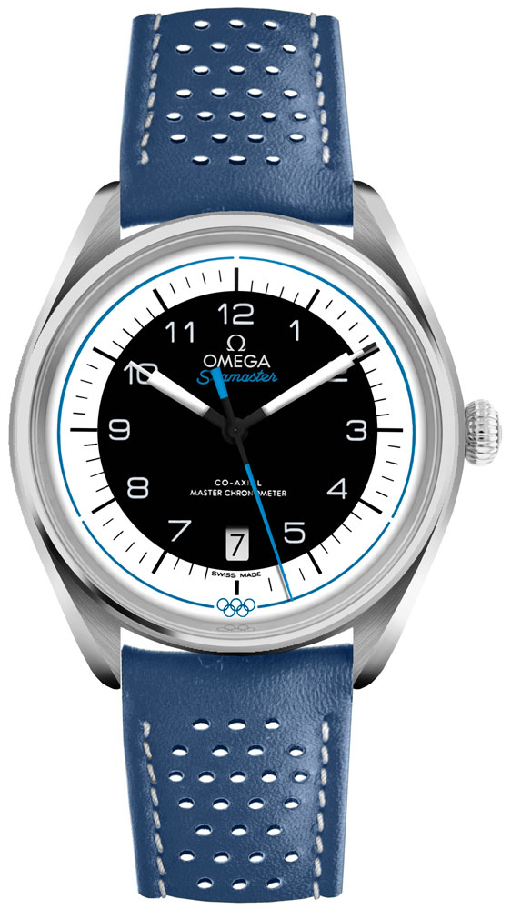 Omega Seamaster Watches Mens White and Black Self winding Automatic 52232402001001 Watch