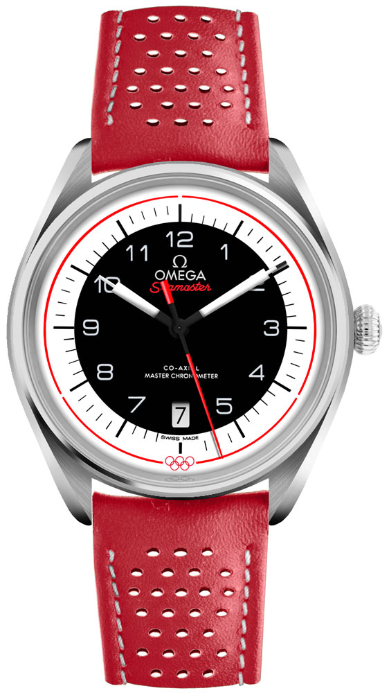 Omega Seamaster Watches Mens White and Black Self winding Automatic Chronometer 52232402001004 Watch