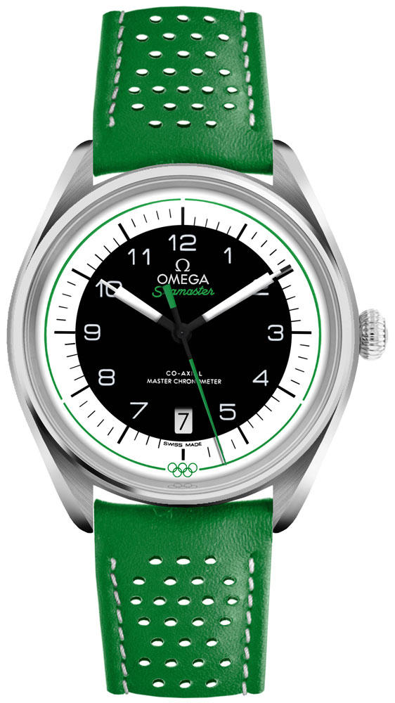 Omega Seamaster Watches Mens White and Black Self winding Automatic Chronometer 52232402001005 Watch