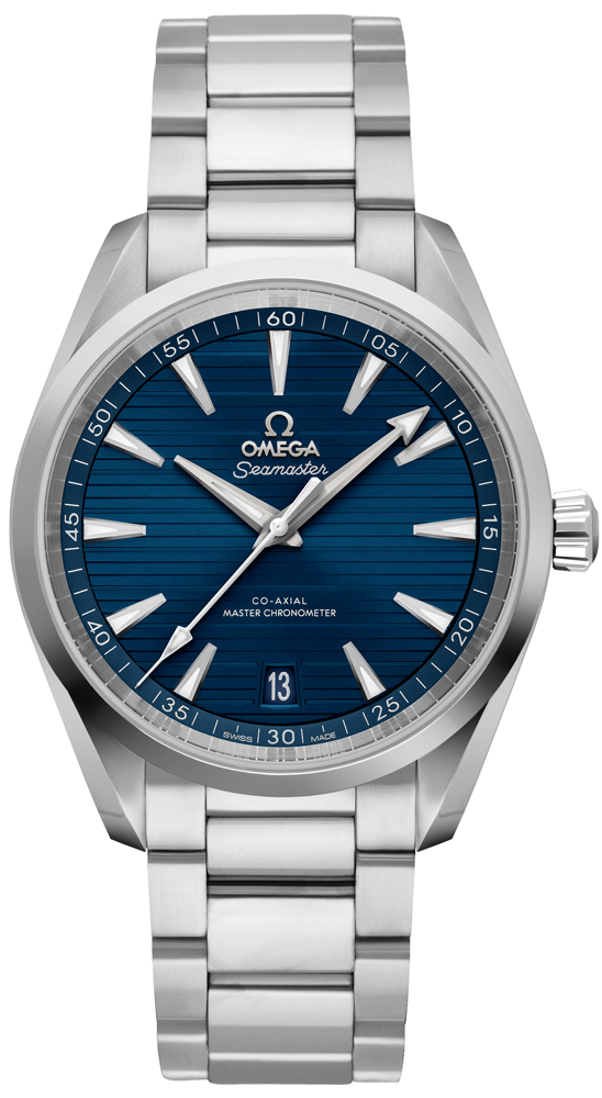 Omega Seamaster Aqua Terra Watches Mens Teak Blue Self winding Automatic 22010382003001 Watch