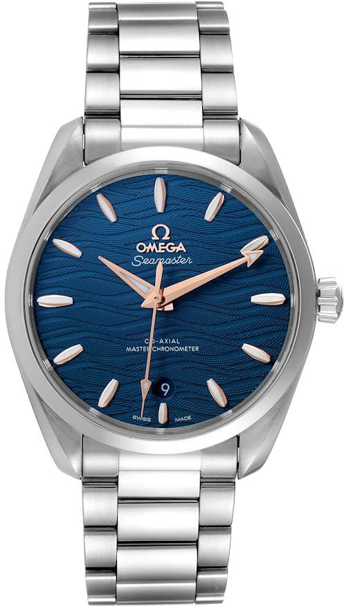 Omega Seamaster Aqua Terra Watches  Blue Dial with Wave Pattern Self winding Automatic Chronometer 22010382003002 Watch