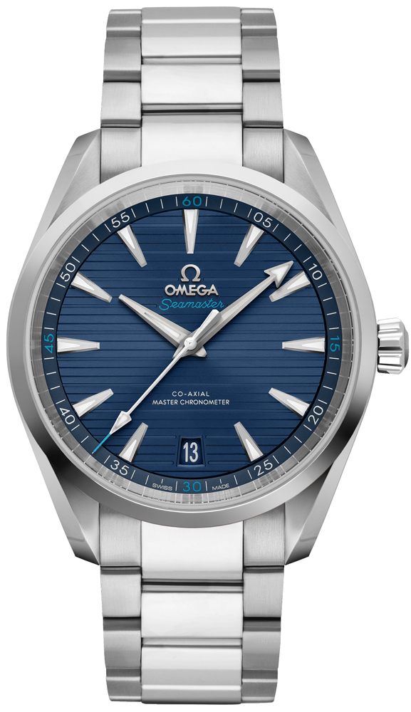 Omega Seamaster Aqua Terra Watches  Teak Blue Self winding Automatic Chronometer 22010412103001 Watch