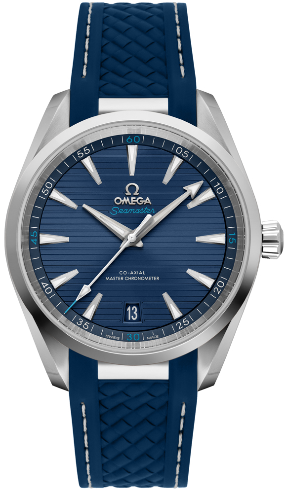 Omega Seamaster Aqua Terra Watches Mens Teak Blue Self winding Automatic 22012412103001 Watch