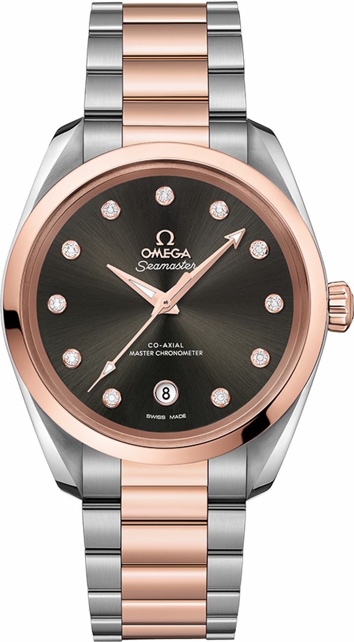 Omega Seamaster Aqua Terra Watches  Glossy Grey Self winding Automatic Chronometer 22020382056001 Watch