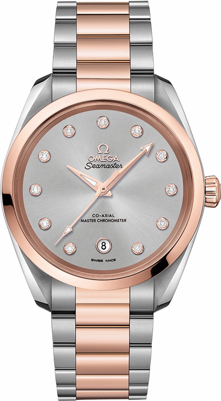 Omega Seamaster Aqua Terra Watches  Rhodium Grey Self winding Automatic Chronometer 22020382056002 Watch