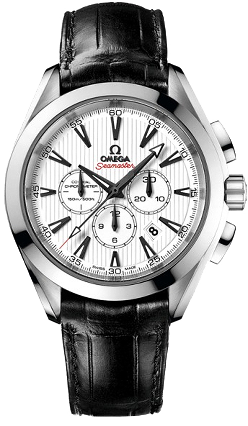 Omega Seamaster Aqua Terra Watches  White Dial with Teak Pattern Self winding Automatic Chronometer 23113445004001 Watch