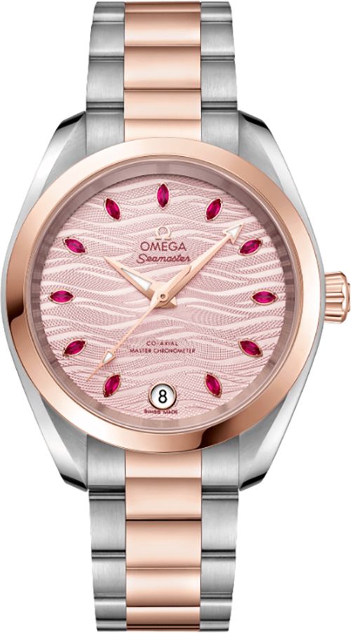 Omega Seamaster Aqua Terra Watches Ladies Pink Self Winding Automatic 22020342060001 Watch