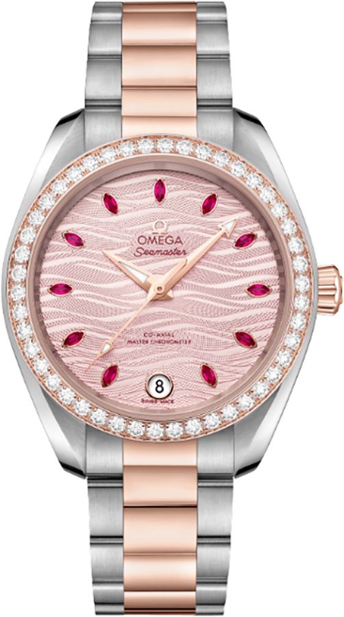 Omega Seamaster Aqua Terra Watches Ladies Pink Self Winding Automatic 22025342060001 Watch