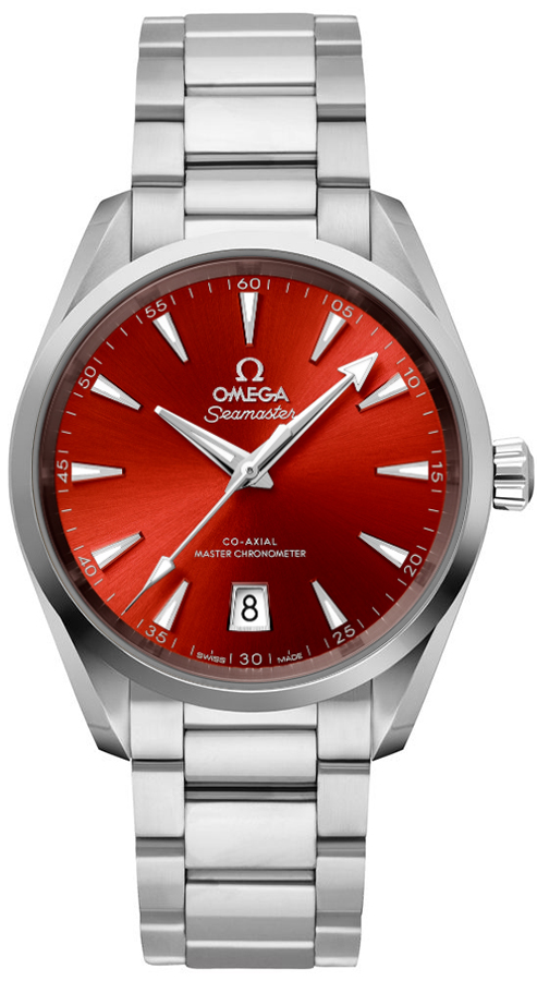 Omega Seamaster Aqua Terra Watches Mens Red Self Winding Automatic 22010382013003 Watch