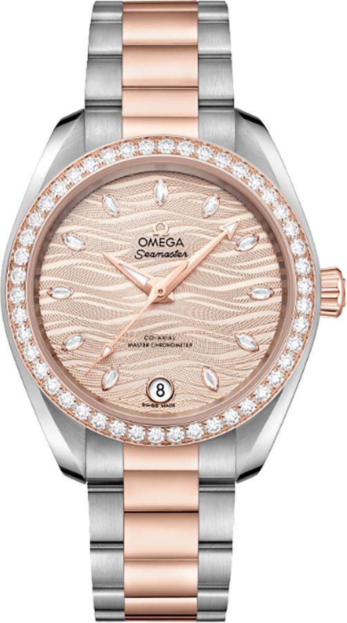 Omega Seamaster Aqua Terra Watches Ladies Beige Self Winding Automatic 22025342059001 Watch